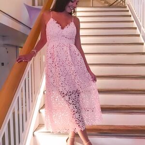 ASTR the label Pink Lace Dress